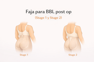 Faja para BBL post op (Stage 1 y Stage 2)
