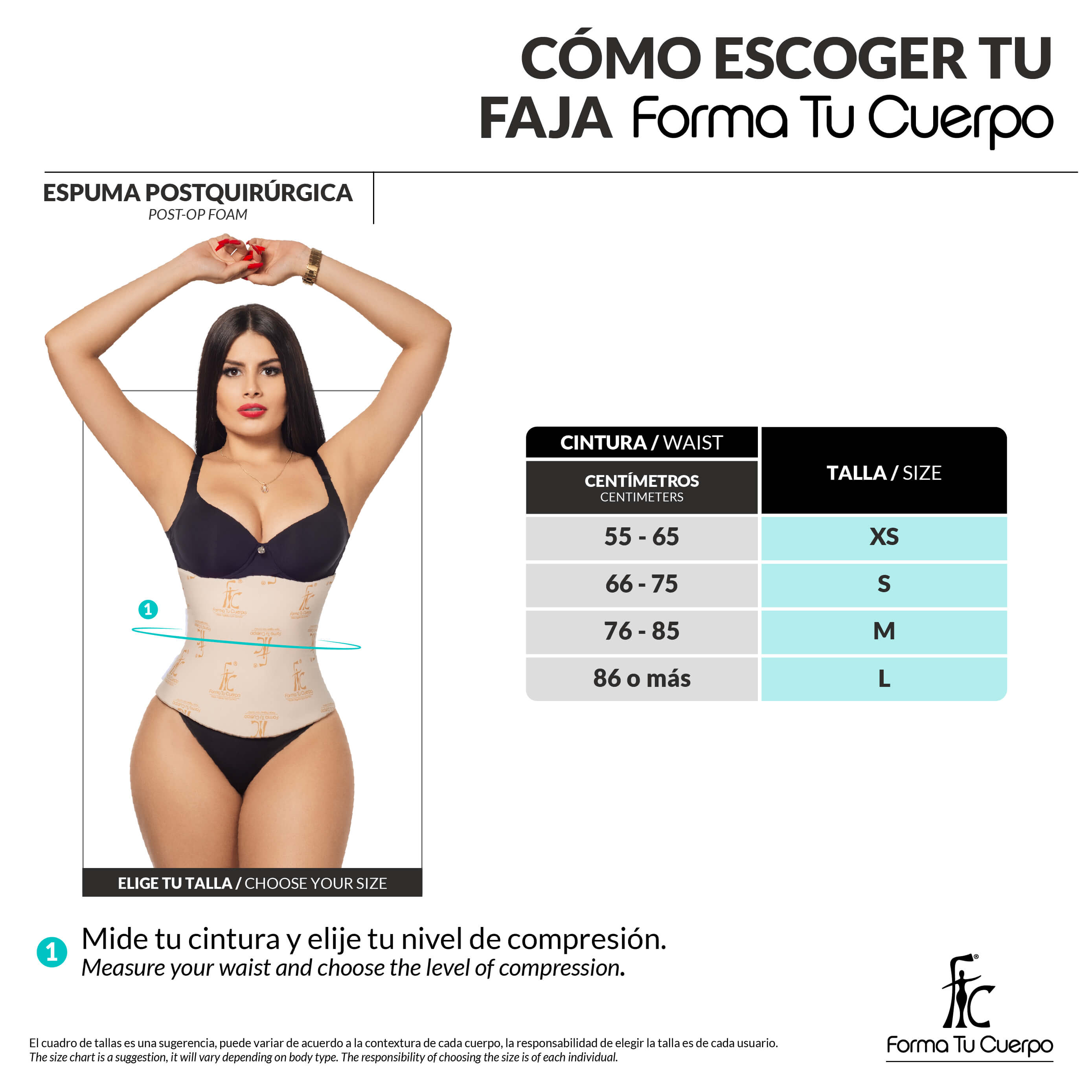 Espuma Postquirúrgica – Lipo Foam for Abdominal Compression & Comfort ( Ref. C-054 / C-154 )