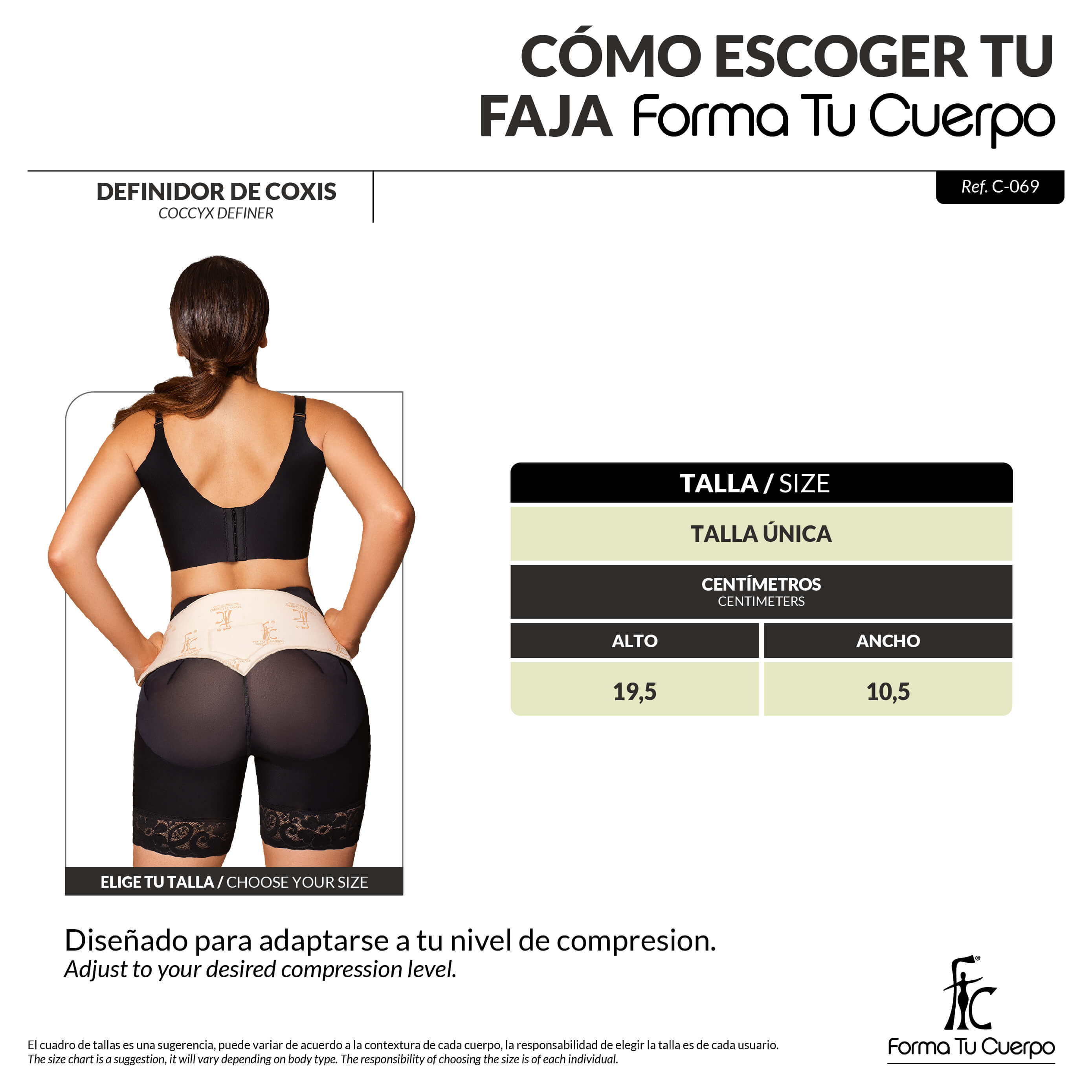Tabla de coxis ( Ref. C-069 )