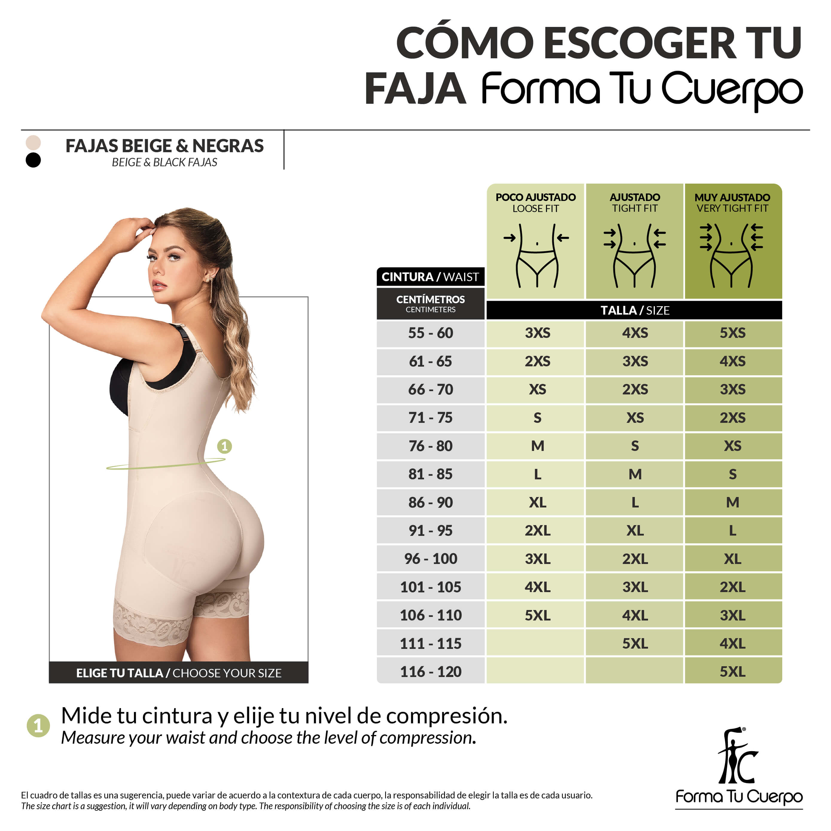 Faja Molderadora Control Abdomen - Levanta Gluteo (Ref. O-010 / O-016)