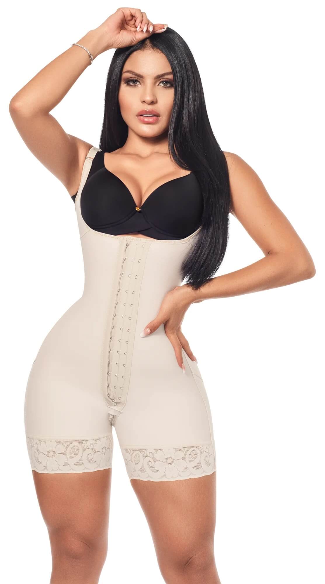 Post-surgical hourglass girdle: Defines waist and enhances buttocks (Ref. O-011 / O-211)