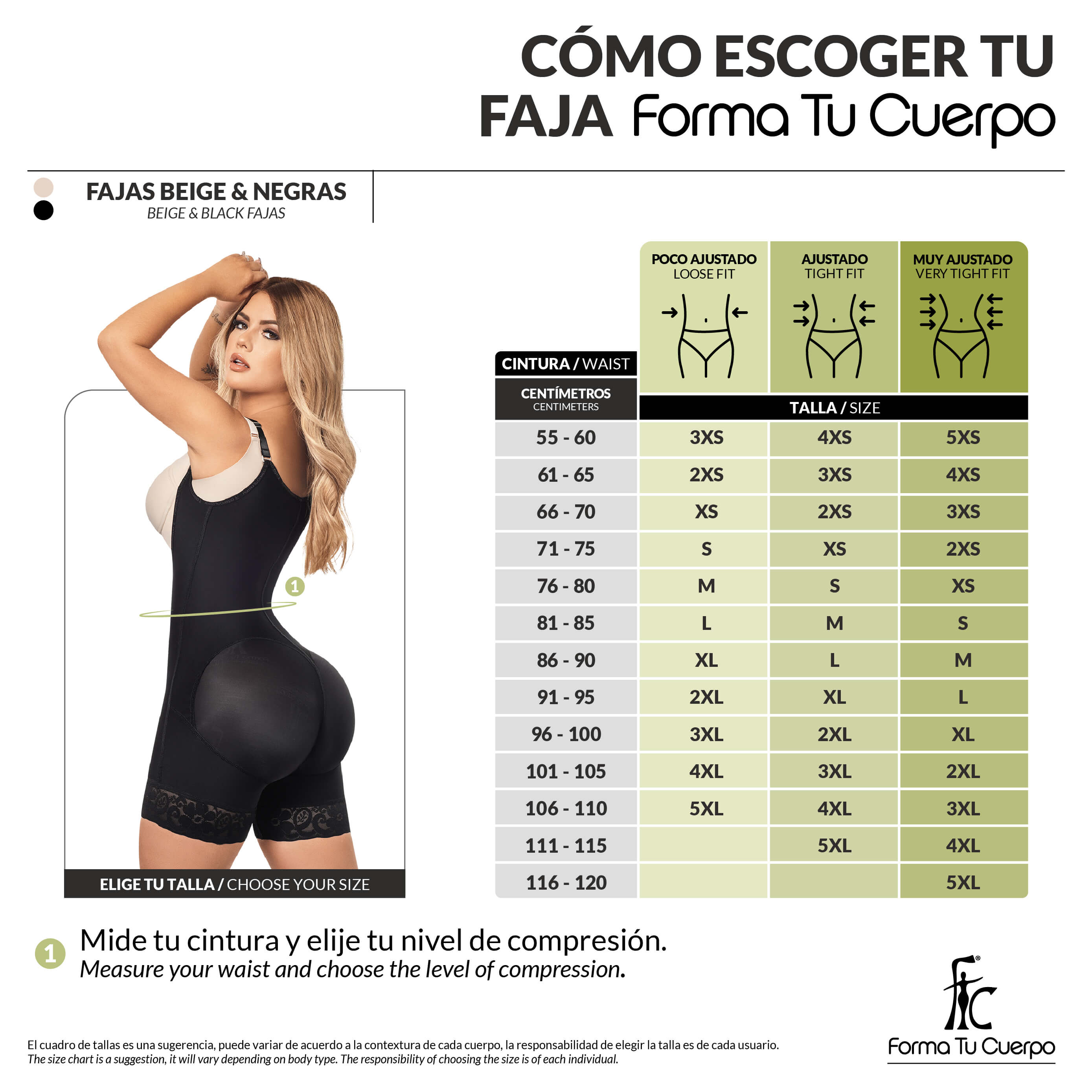 Faja Molderadora Control Abdomen - Levanta Gluteo (Ref. O-010 / O-016)
