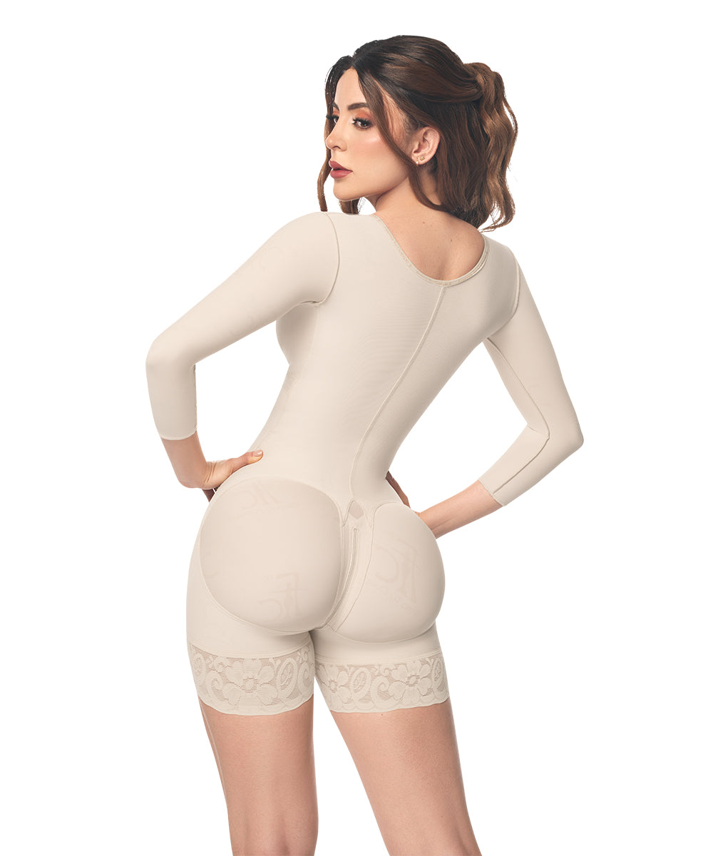 Faja Colombiana Waist Trainer & Recovery Shapewear con Bra ( Ref. O-093 )