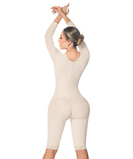 Faja postquirúrgica cuerpo completo: Moldeado torso a piernas: Ideal 'para uso diario y postparto ( Ref. O-102 )