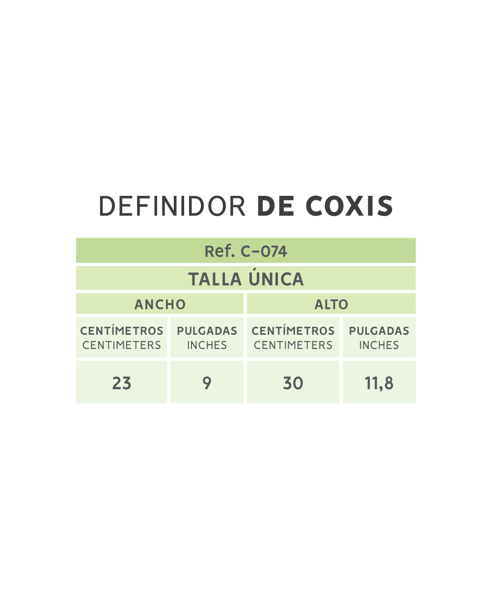 Definidor de coxis postoperatorio ( Ref. C-074 )