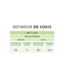 Definidor de coxis postoperatorio ( Ref. C-074 )